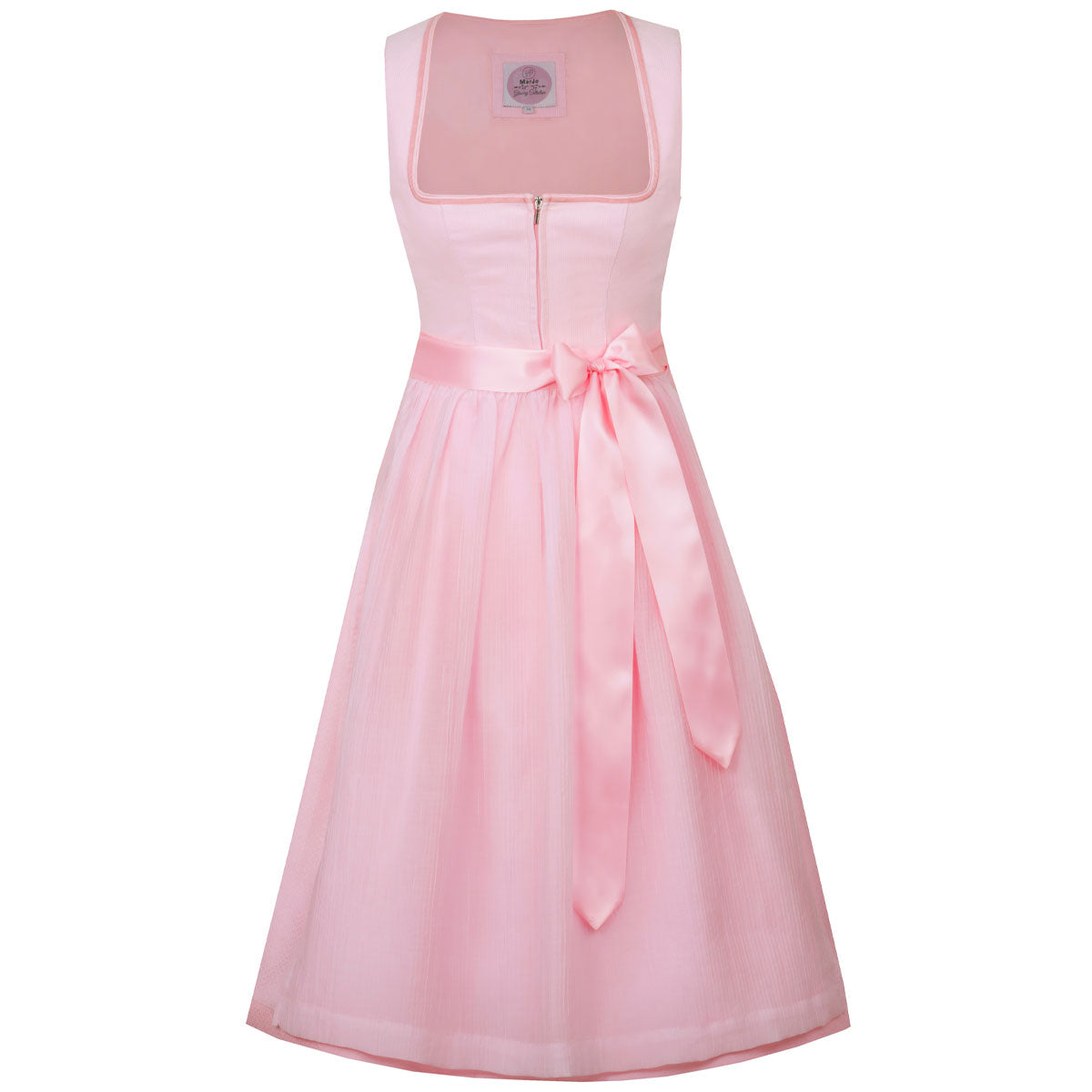 MarJo Dirndl Hofstetten Puderrosa ReiĂverschluss 65 cm - Datschi Trachten