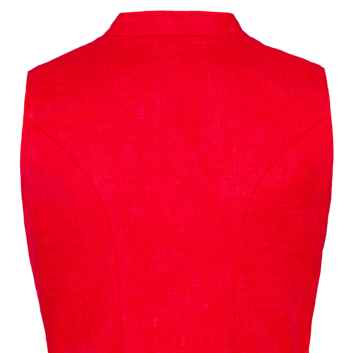 Alpenfee Dirndl Xara Rot Hochgeschlossen 60cm - Datschi Trachten