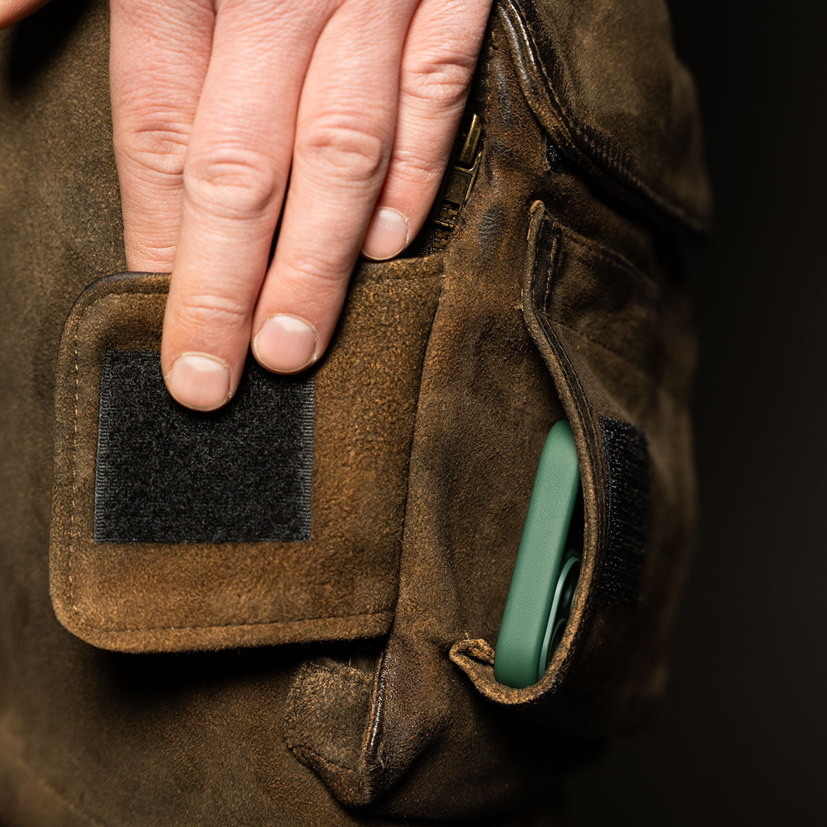 Datschi Trachten Cargo Lederhose Xaver Shorts Braun - Datschi Trachten
