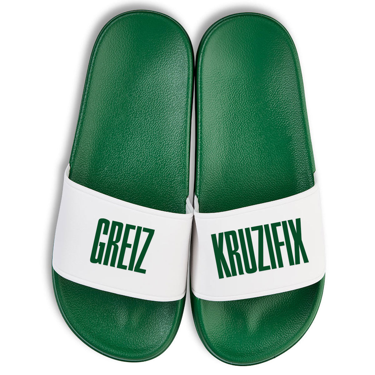 Greiz Kruzifix Badelatschen - Datschi Trachten