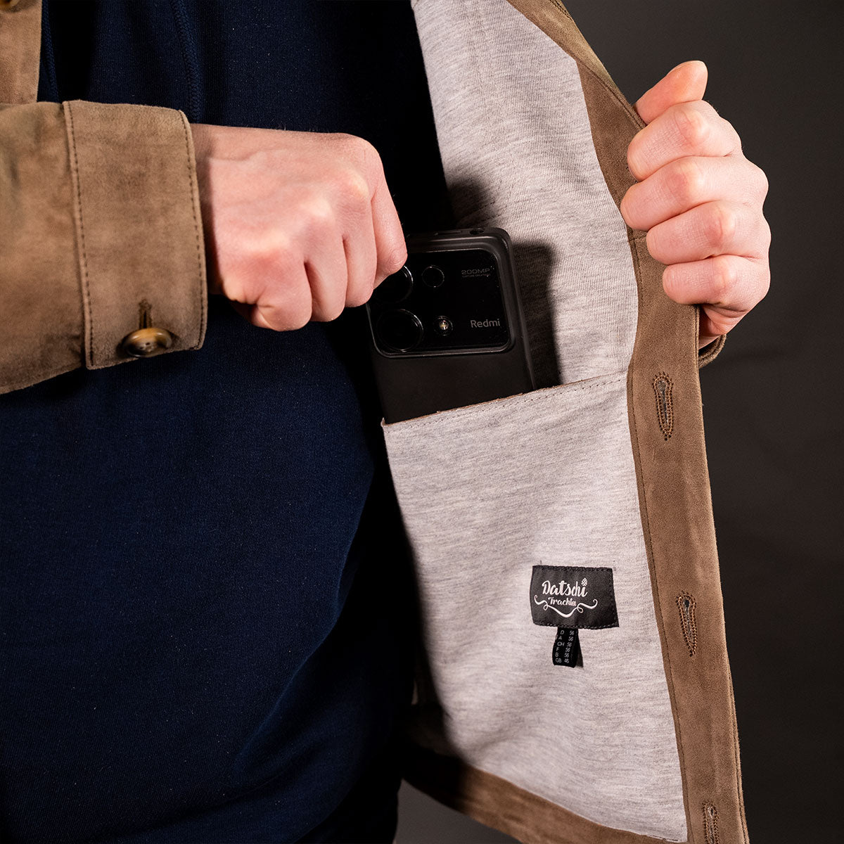 Datschi Trachten Lederjacke Rene Cargojacke - Datschi Trachten