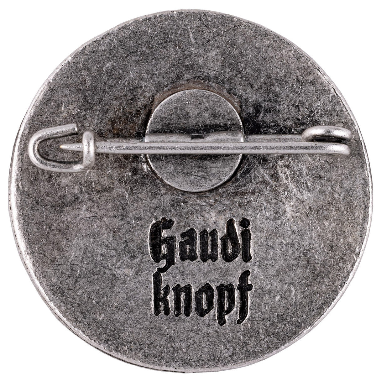 Gaudiknopf Anstecker Gell, da glotsch! Schlicht