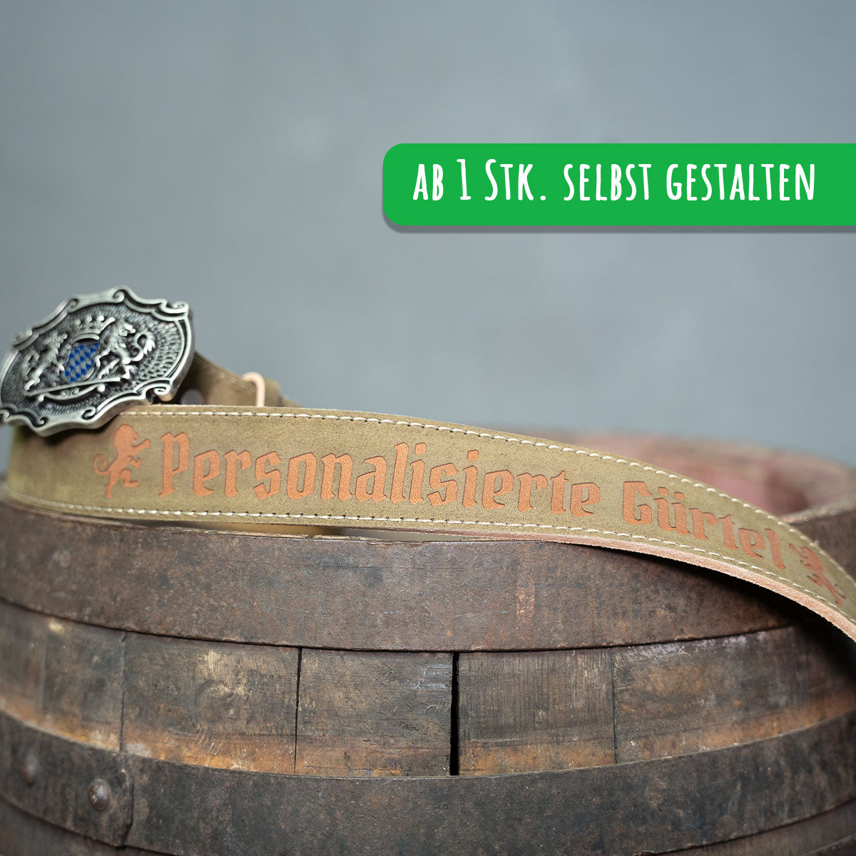 Gürtel Selbst Gestalten ab 1 Stk. mit Logo oder Text - Datschi Trachten