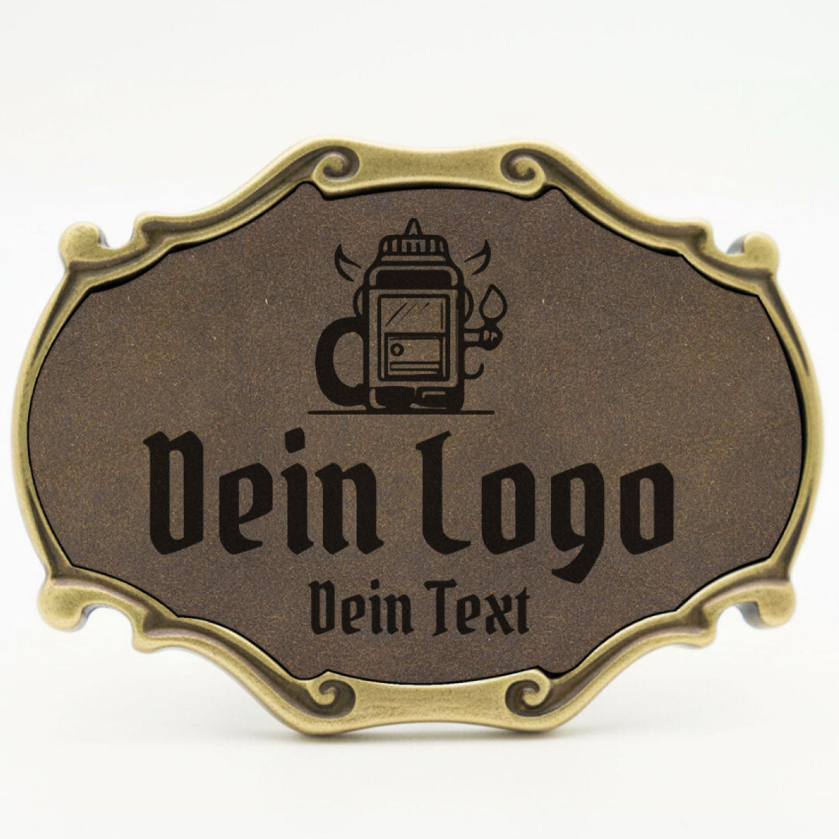 Trachten Gürtelschnalle mit eigenem Logo ab 1 Stk. - Datschi Trachten