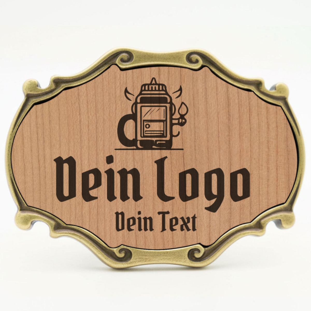 Trachten Gürtelschnalle mit eigenem Logo ab 1 Stk. - Datschi Trachten