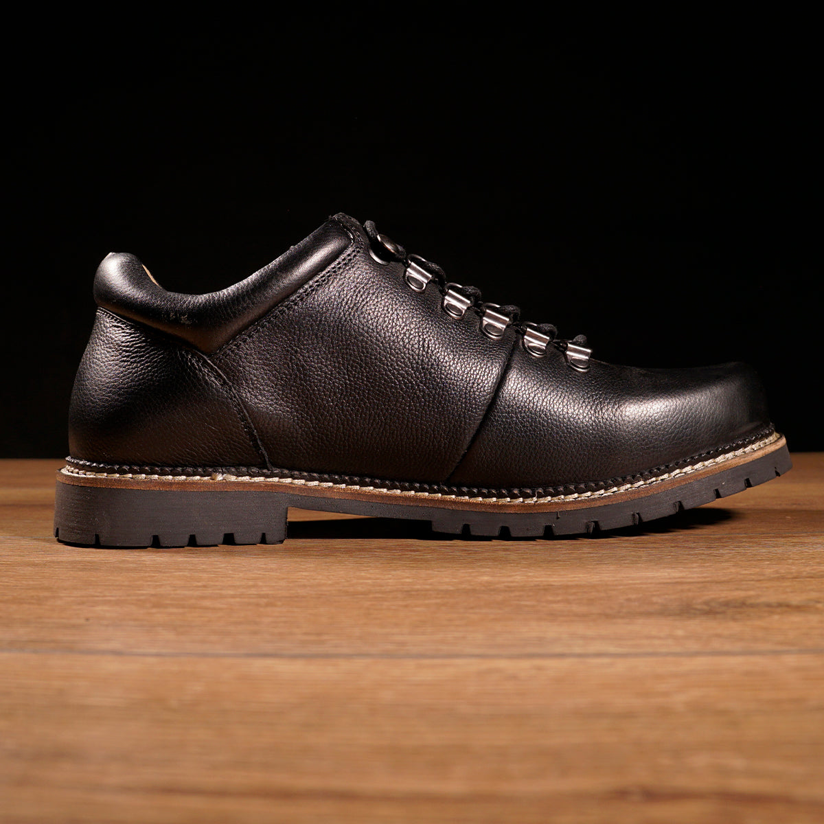MeiSchua! Haferlschuhe Walter Schwarz Leder