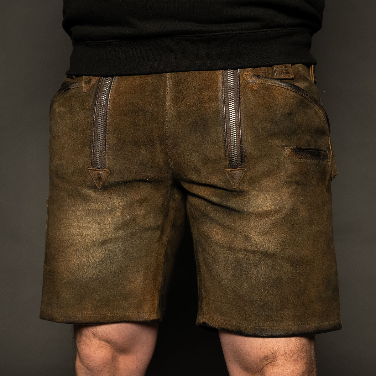 Datschi Trachten Zunft Lederhose Richtfest Braun - Datschi Trachten