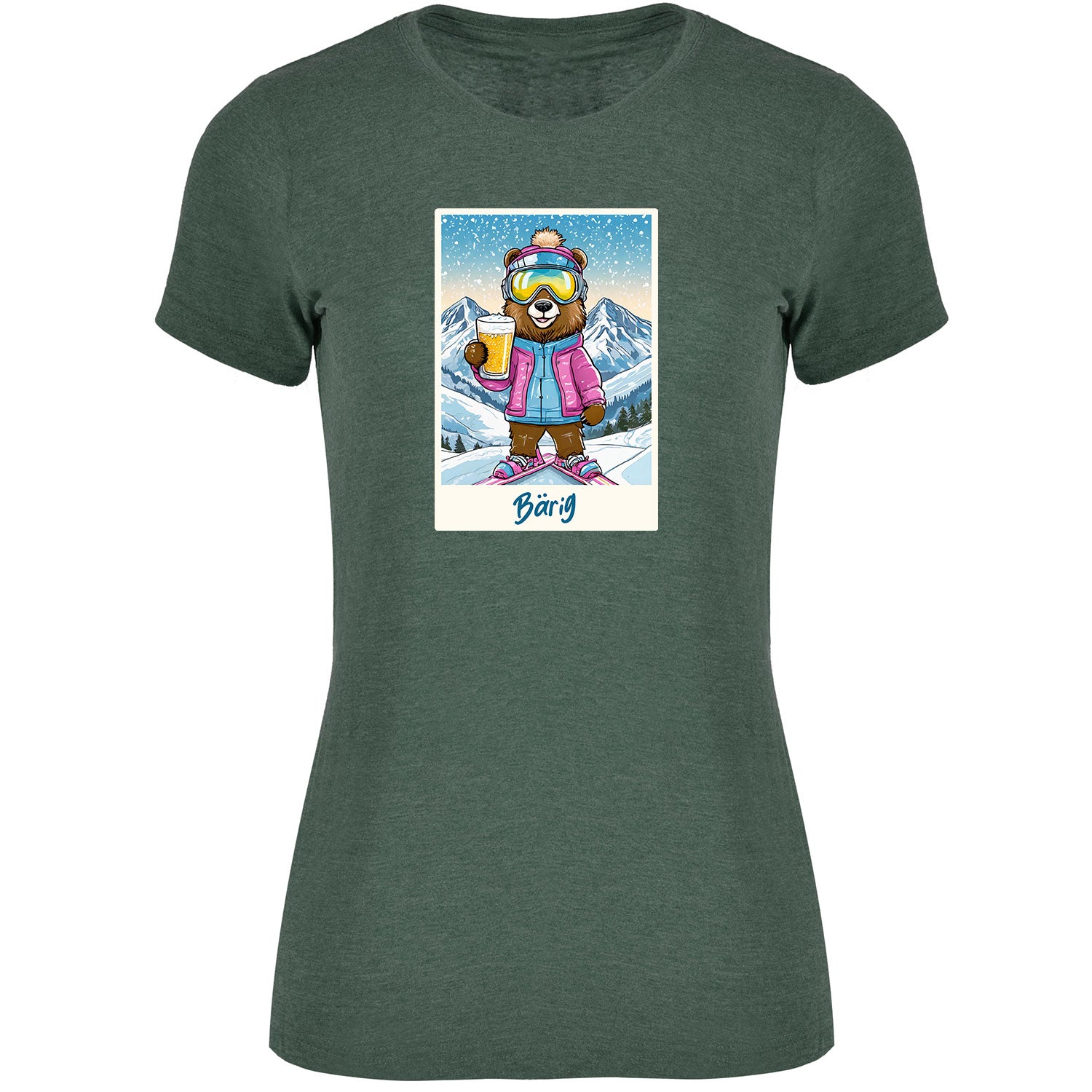 Bäriges Damen Tshirt - Datschi Trachten