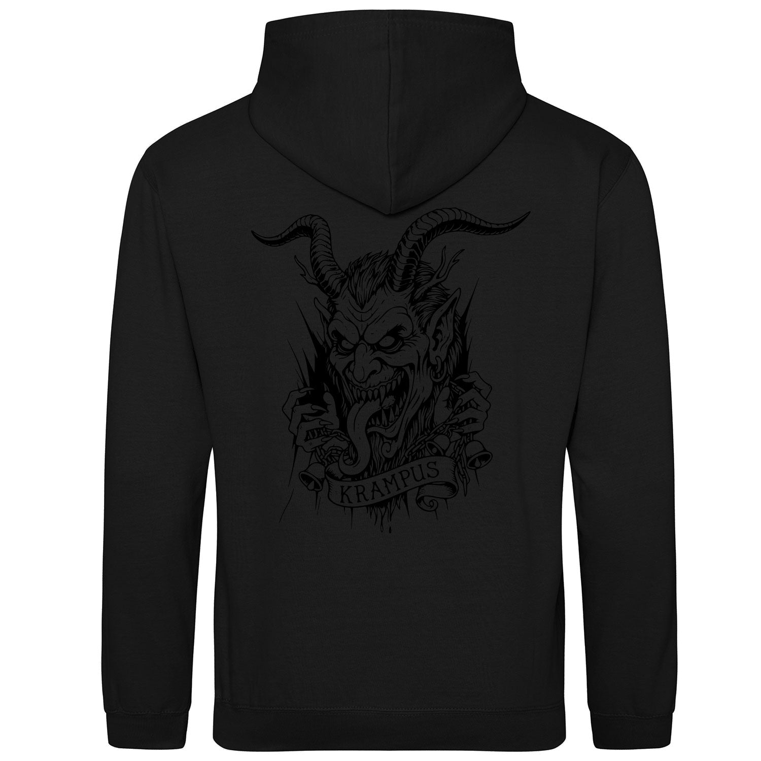 Kramperl Hoodie Schwarz Krampus Kapuzenpullover - Datschi Trachten