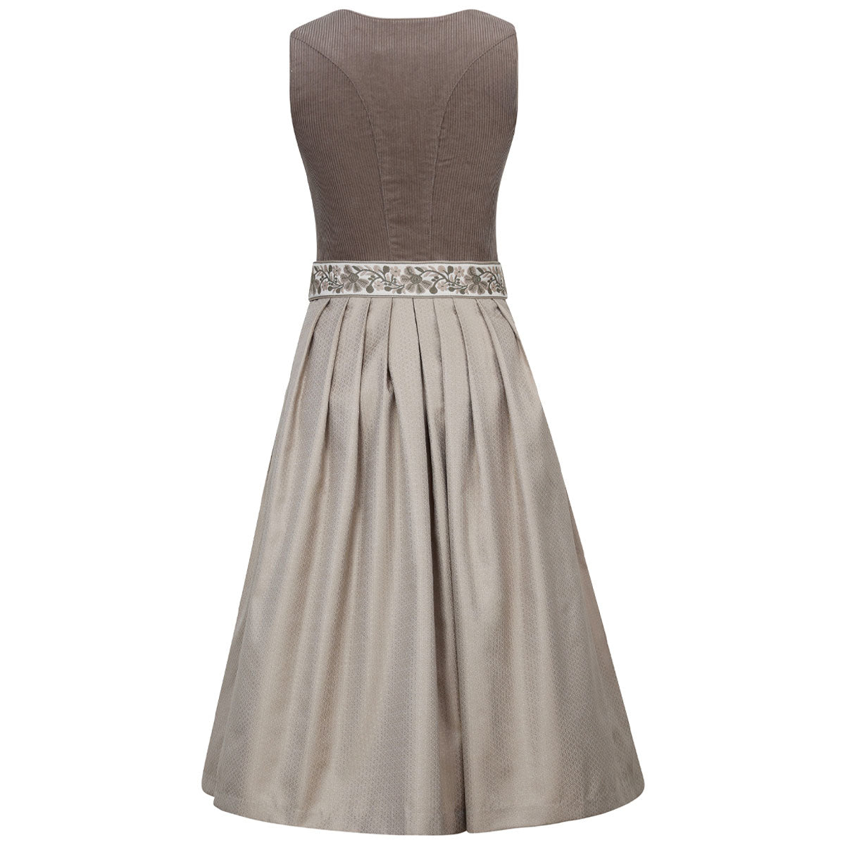MarJo Dirndl Freudensee Karibu Gerader Ausschnitt Cord 70cm