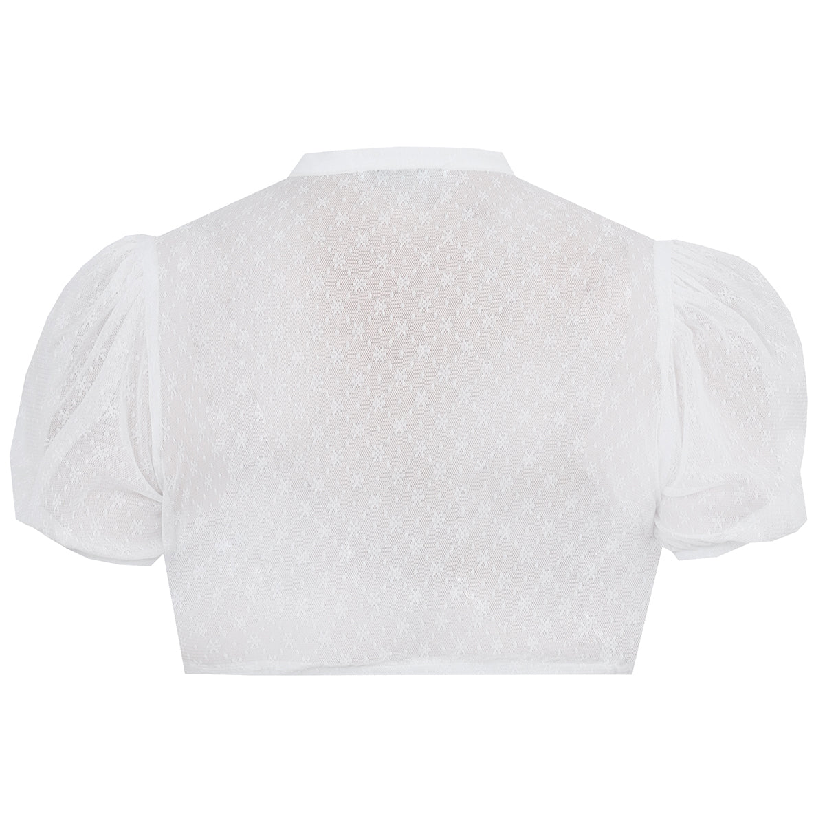 MarJo Dirndlbluse Engelsberg Offwhite Kurzarm Puffarm