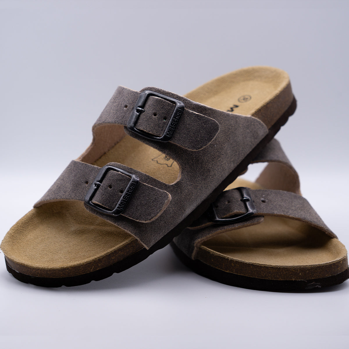 MeiSchua! Herren Trachten Sandalen Leder Pantoletten - Datschi Trachten