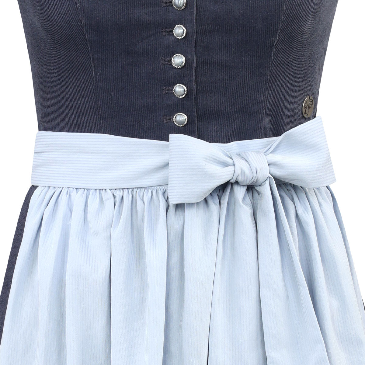 Teresa Bauer x MarJo Dirndl Navy Bloom 70 cm Marine Kollektion 2026