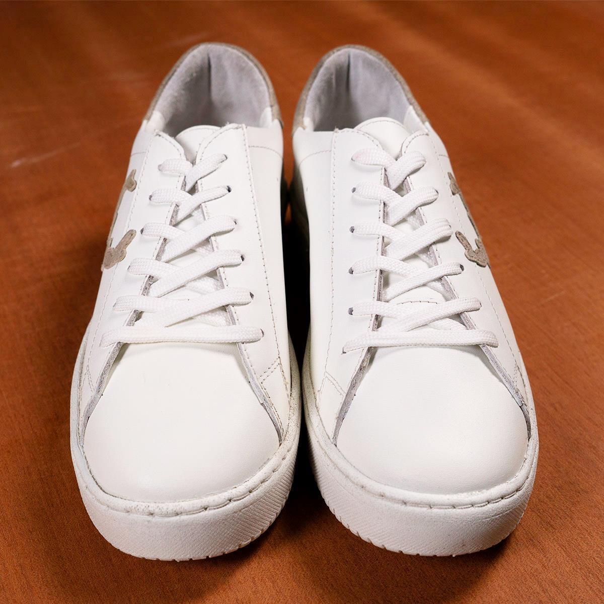 MeiSchua! Trachtensneaker Damen Weiß Lilli - Datschi Trachten