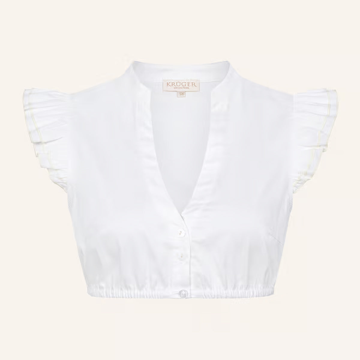 Krüger Dirndlbluse Scott's Pear Ecru Victoria Swarovski Kollektion