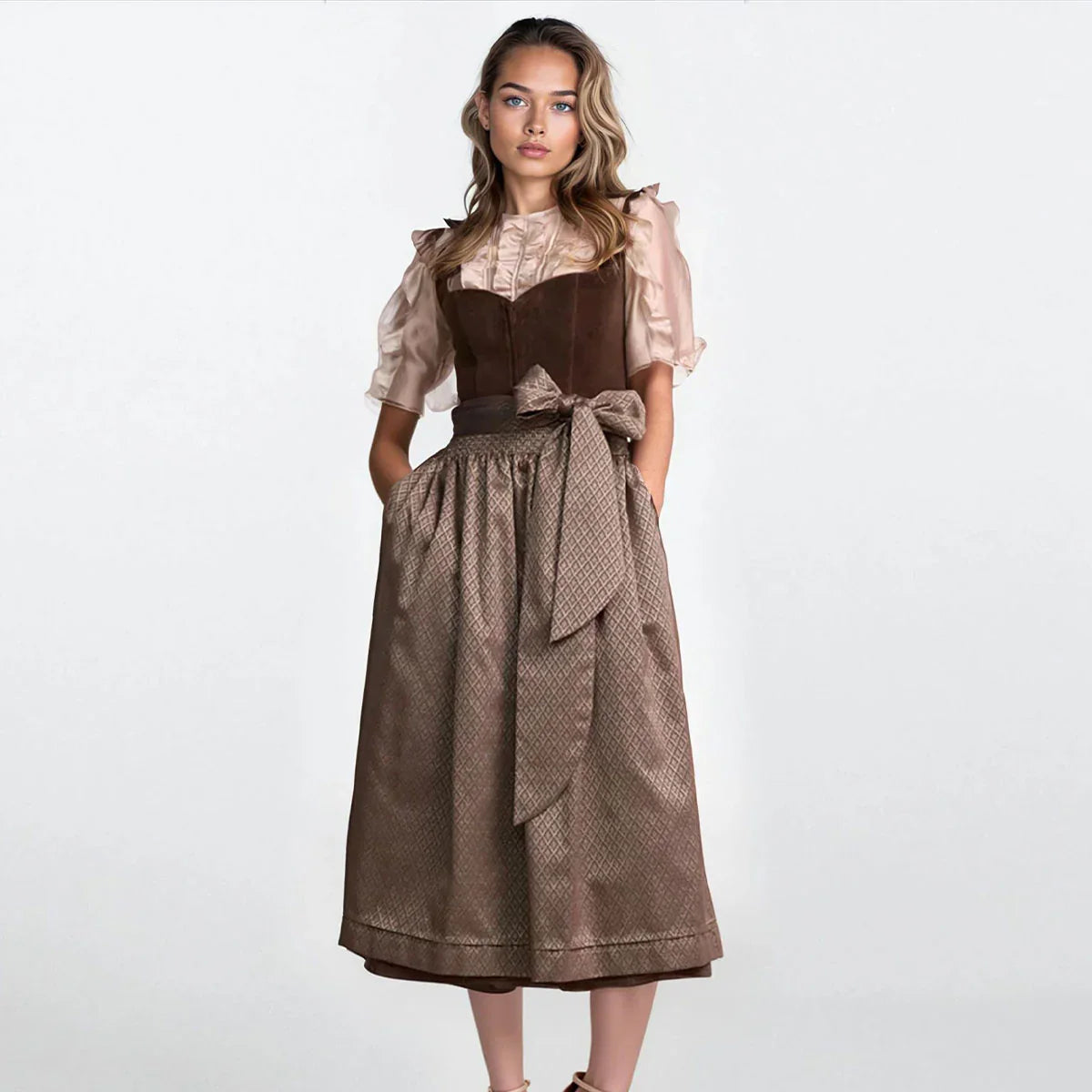 Krüger Dirndl 80 cm hochwertige Trachtenmode