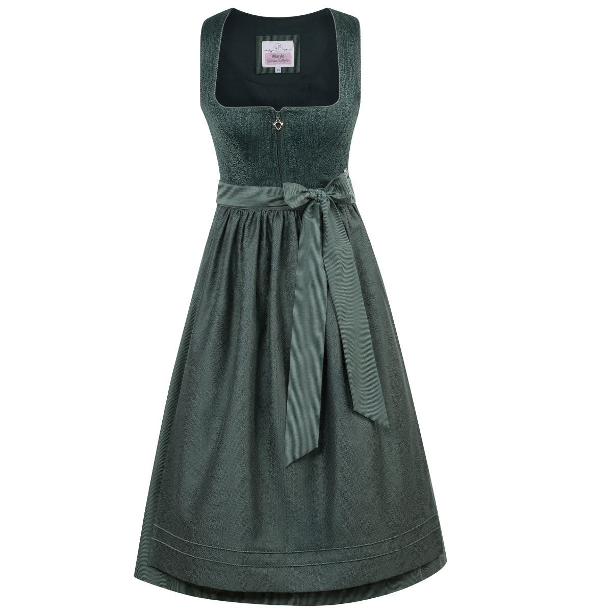 Modernes dunkelgrünes Dirndl Damen Trachtenmode