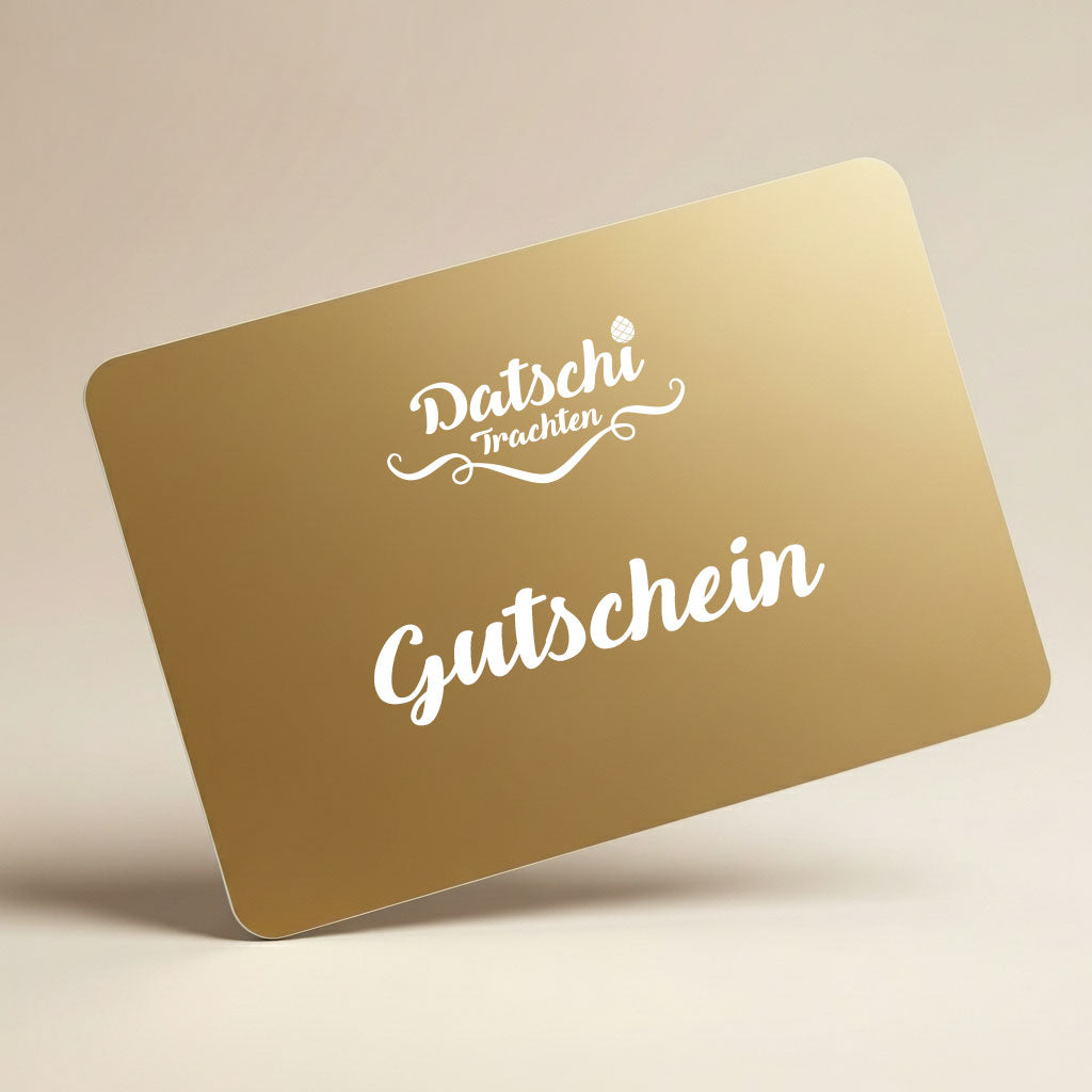 Datschi Trachten Geschenk Gutschein - Datschi Trachten