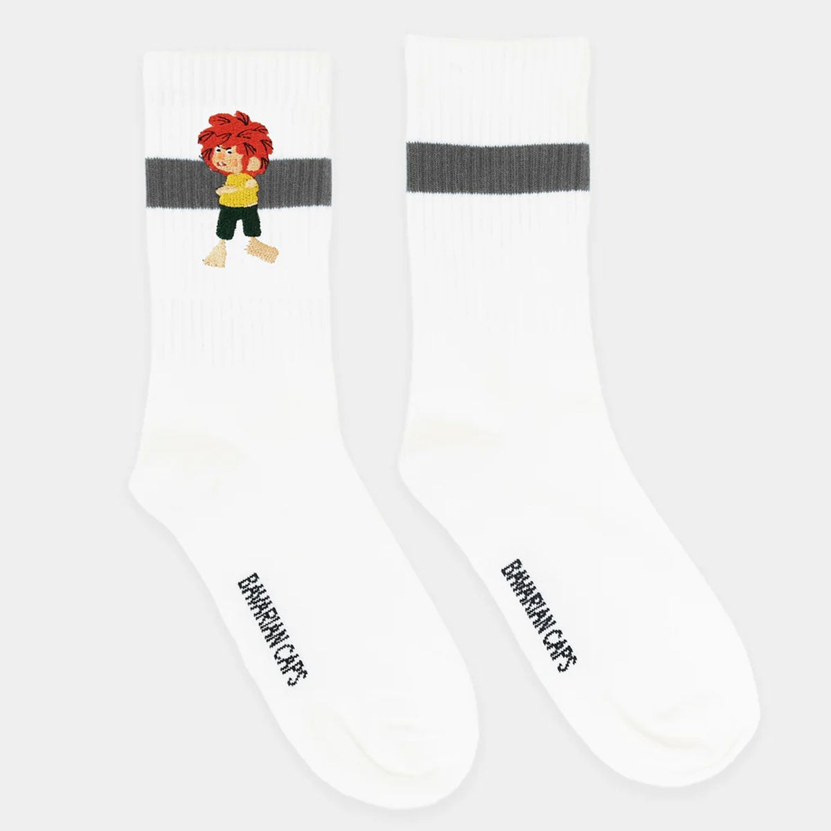 Bavarian Caps Sportsocken Pumuckl Grantig Weiß Größe 41-46 - Datschi Trachten