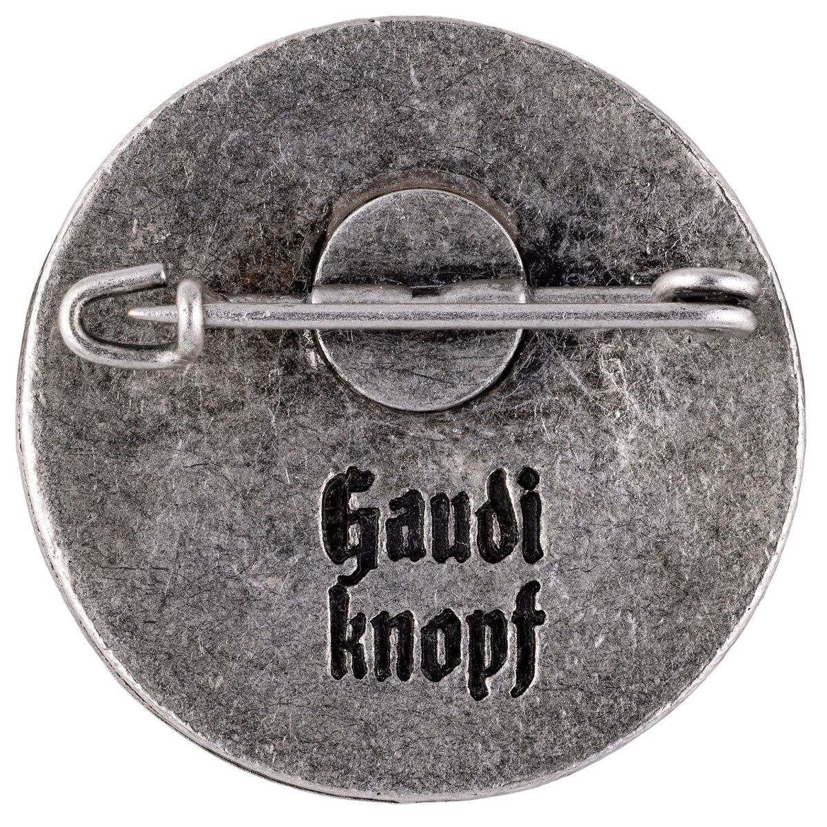 Gaudiknopf Anstecker Oane moan i pack i no - Datschi Trachten