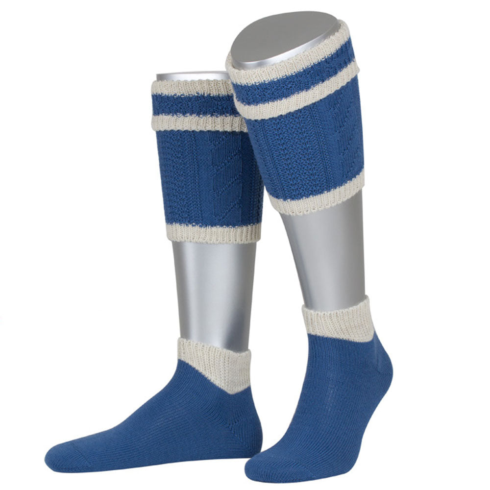 Loferl Loden Tweed Blau Sand 2-teilig - Datschi Trachten