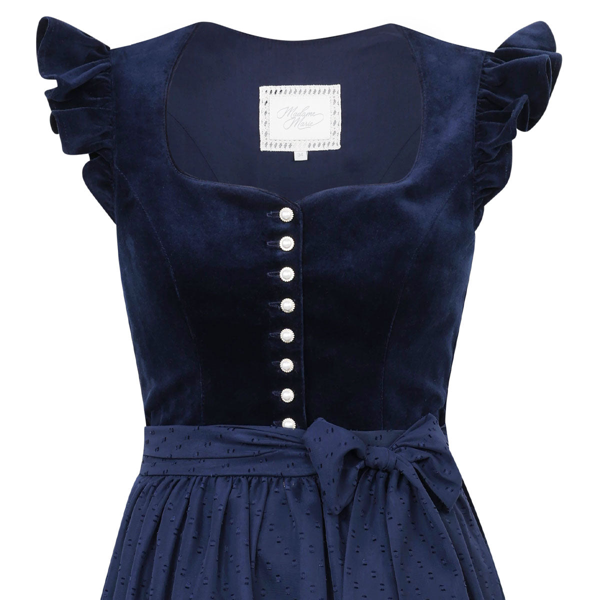Madame Marie Dirndl Soralyn Dark Night Flügelarm 75cm - Datschi Trachten