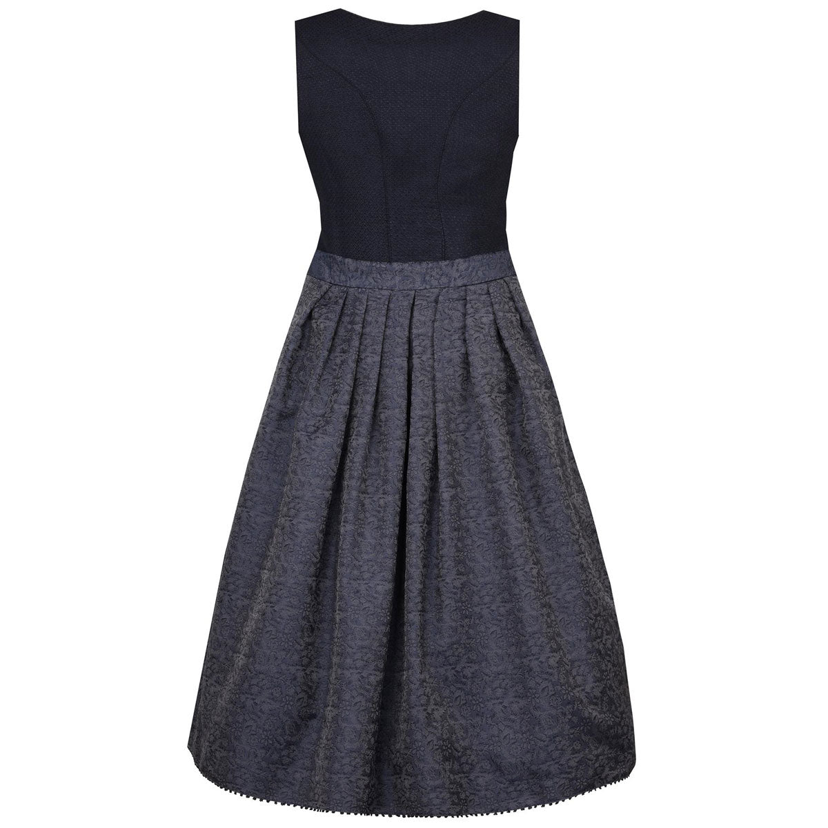 MarJo Dirndl Ellgau Navy Knopfleiste 65 cm - Datschi Trachten