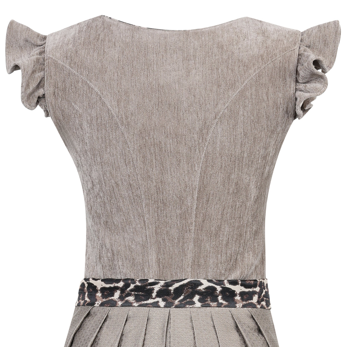 MarJo Dirndl Oberhofen Sand Leo Flügelarm Abnehmbar 70cm
