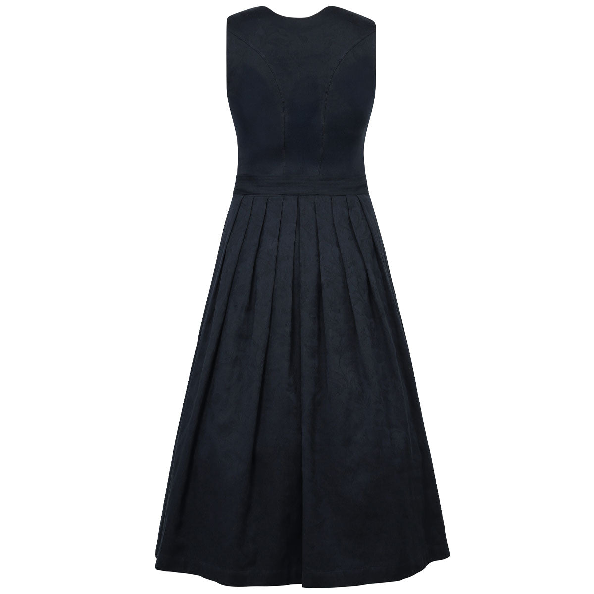 MarJo Dirndl Rosenau Midnight Gerader Ausschnitt Knöpfe 75cm