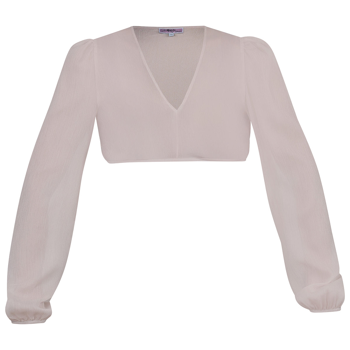MarJo Dirndlbluse Salching Beige Langarm