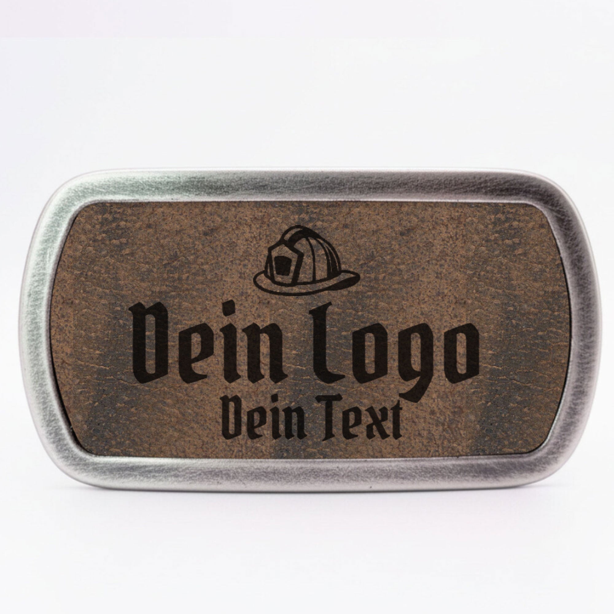 Schlichte Gürtelschnalle mit eigenem Logo ab 1 Stk. - Datschi Trachten